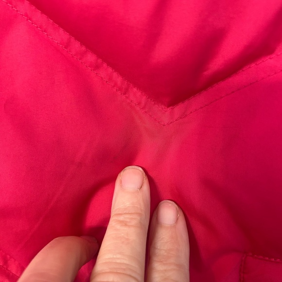 Roper Women’s Large  Hooded Pink Puffer Vest with Faux Fur Trim - Picture 4 of 7